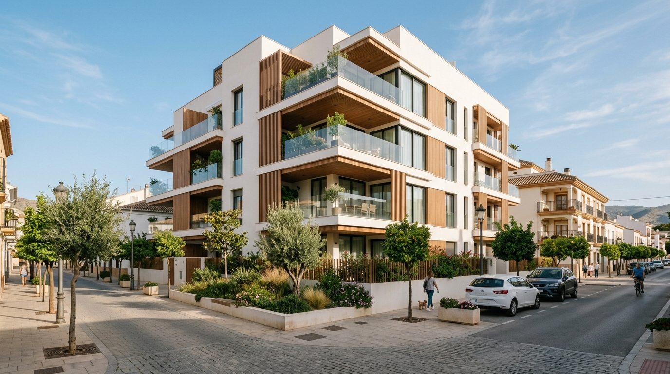 Residencial Nature 2 — bloque residencial contemporáneo en Villanueva de la Serena