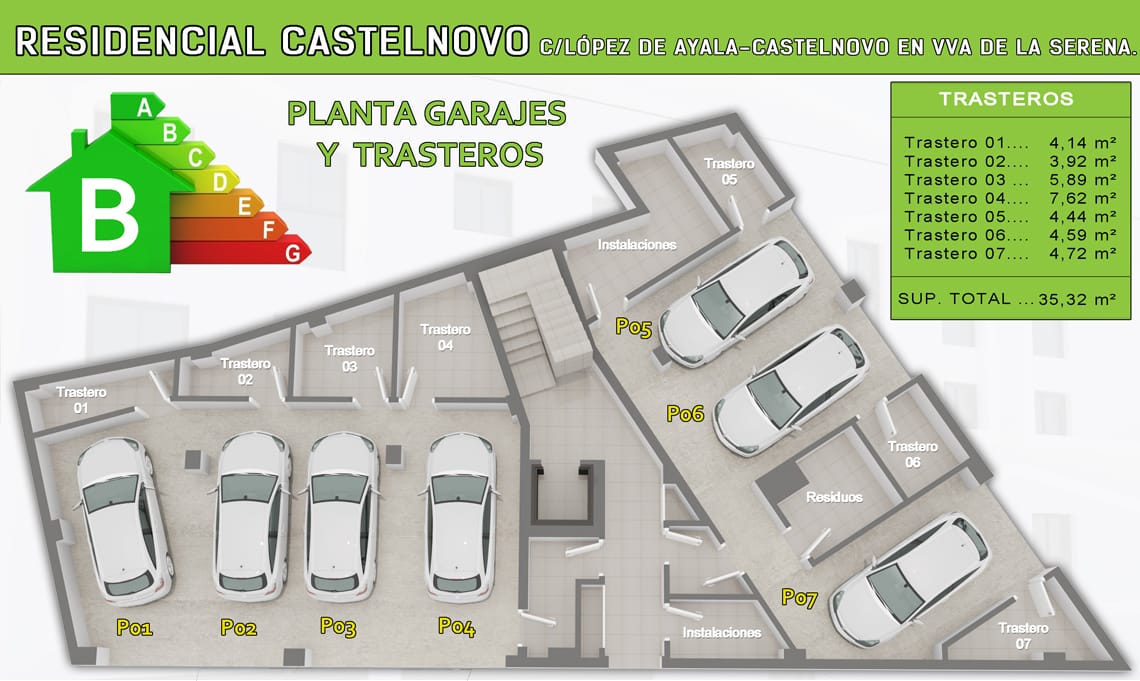 Garaje y trasteros Castelnovo
