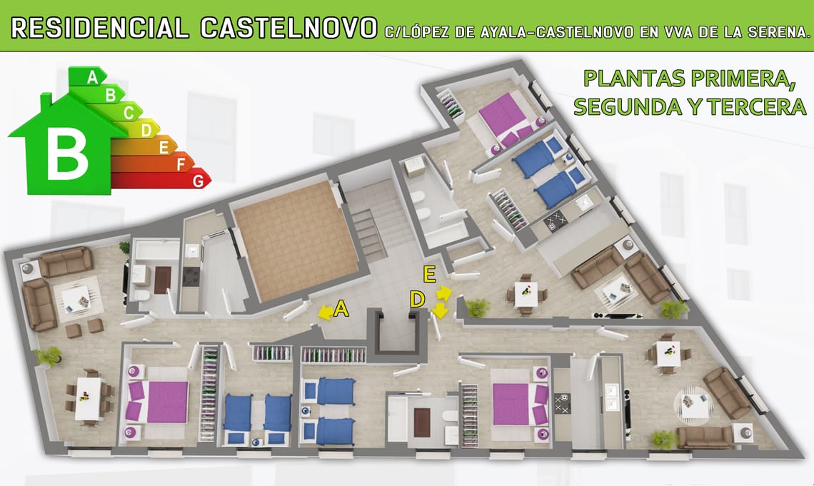 Planta primera Castelnovo