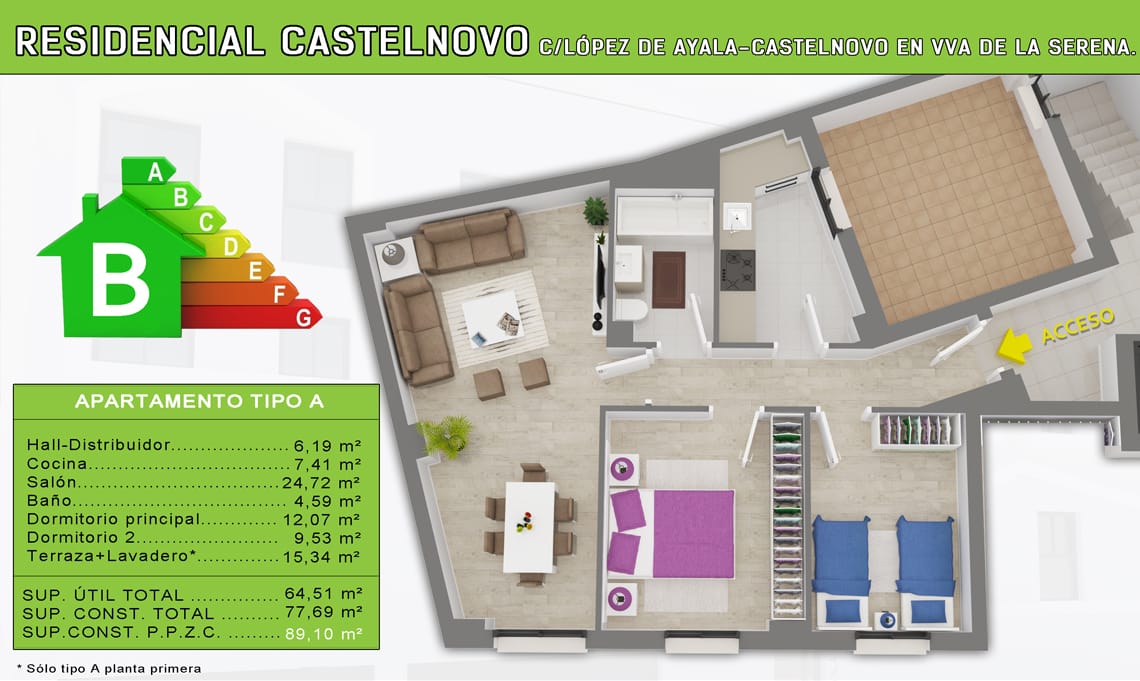 Planta Castelnovo tipo A
