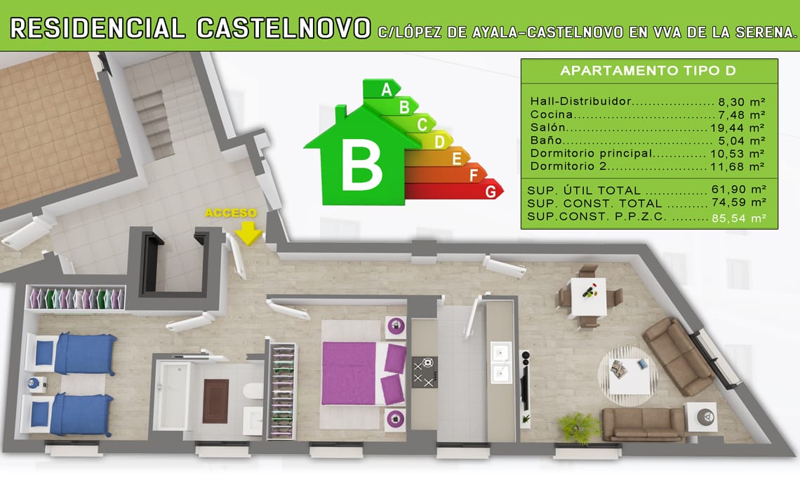 Planta Castelnovo tipo D