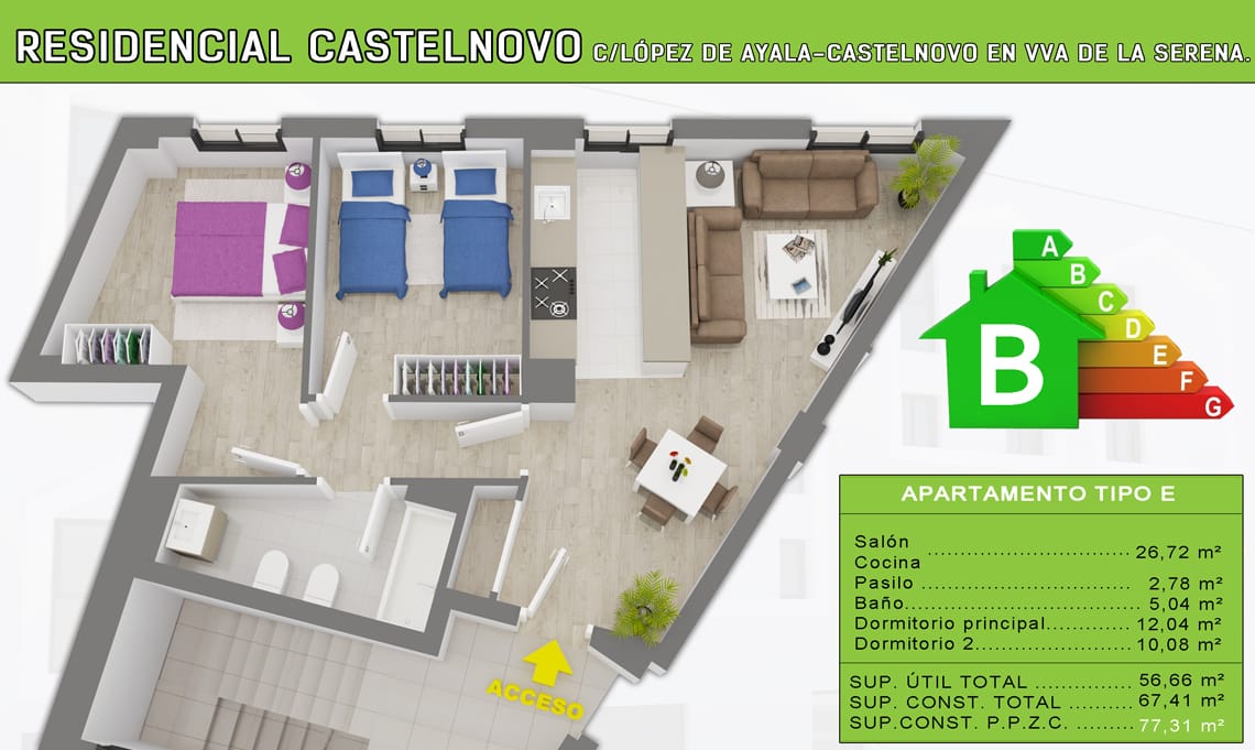 Planta Castelnovo tipo E