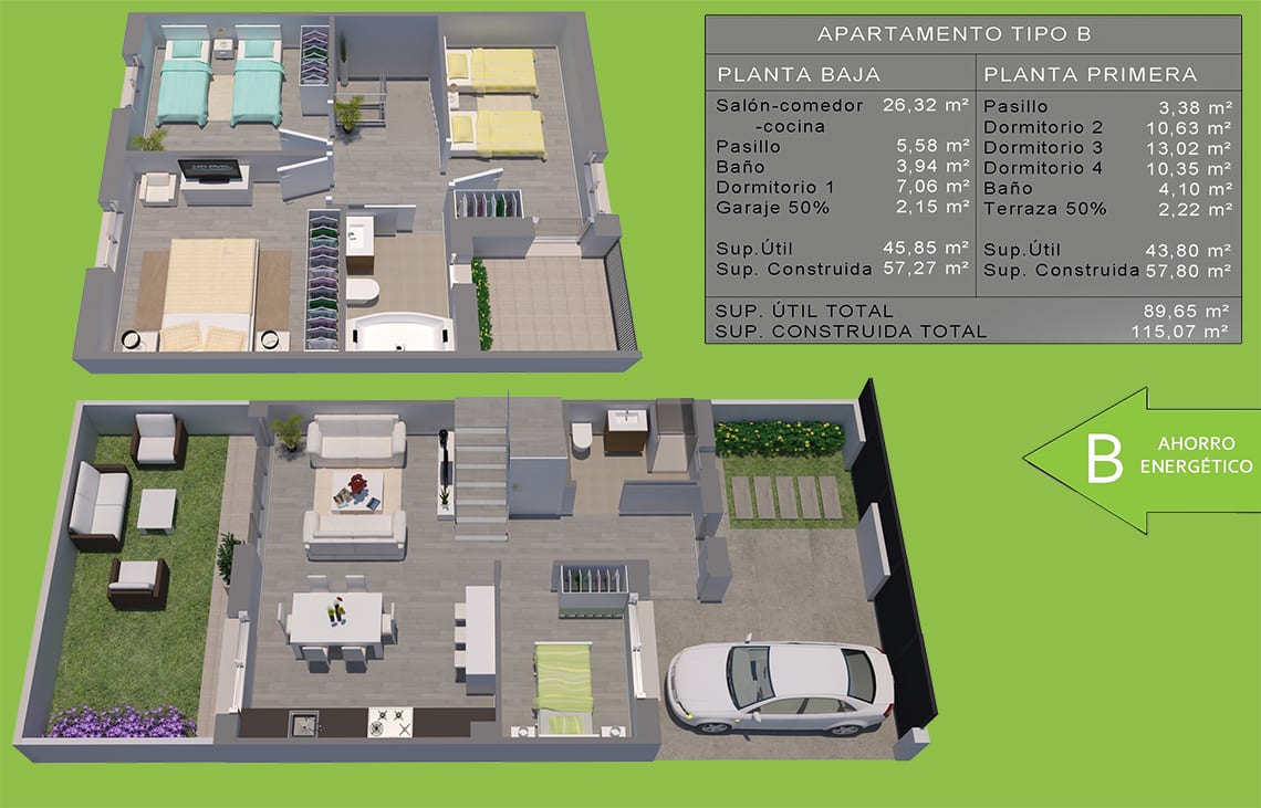 Apartamento tipo B Nature